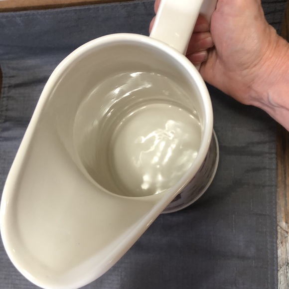 MARJOLEIN BASTIN NATURES SKETCHBOOK LARGE PITCHER 48 OZ, WITH WILDFLOWERS &BIRDS - Picture 6 of 8